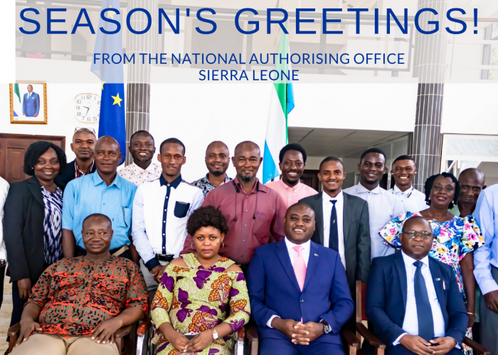 Seasons's greetings from the National Authorising Office, Sierra Leone
